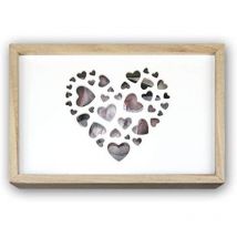 Boîte coeur usb 13x18 Bois pour photos & sticks CZ1257 - ZEP