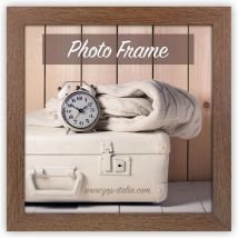 ZEP S.r.l. Nelson 5 Wooden Frame, Grigio-Marrone, Für Bildformat 20 x 20 cm