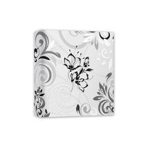Umbria White Bookbound 30x30 30 black Pages EBB30WH - ZEP