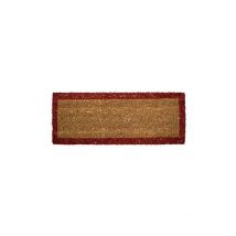 Exit Toys - Zerbino Cocco Naturale Salvagradino Porta Ingresso Casa Antiscivolo Bordeaux - 25x50 cm