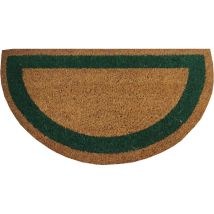 Comercial Candela - Zerbino 100% Fibra Cocco Fondo Antiscivolo Mantovana Mezzaluna Verde 40X60CM