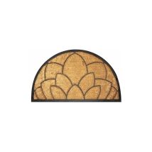 Zerbino hors de la noix de coco et du caoutchouc rectangulaire 45x75 cm Brixo cocorub mezzaluna