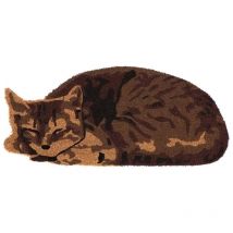 Best For Boots - zerbino in cocco a forma di gatto che dorme 75X33CM