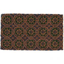 Best For Boots - Zerbino in fibra di cocco con motivo Fiori 75 x 45 cm