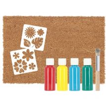 Kids In The Garden - Zerbino in fibra di cocco da personalizzare Fiori fai da te