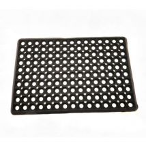 Zerbino Gomma Nido Ape Drop Nero Cm 40X70 - 1 Pz