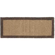Zerbino scalino in fibra di cocco naturale 27 x 70 cm – Set da 5 pezzi – Colori assortiti con stampa ecologica