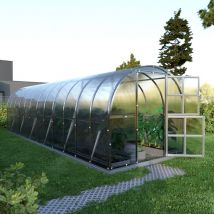 Meistro Kodas - Zertifiziertes Gewächshaus klasika arch 3 x 8 m (24 m²), 6 mm