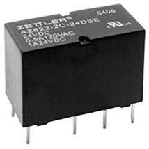 Zettler Electronics - AZ822-2C-12DSE Relais pour circuits imprimés 12 v/dc 2 a 2 inverseurs (rt) 1 pc(s) Y746412