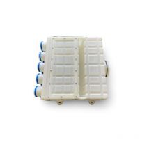 Zewotherm - Lüftungsverteiler 10-Fach Verteiler Lüftung lvs 10 x 75 / 160 mit Federsicherung 14040233