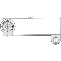 Zusatzbetätiger Rollenhebel – 71400260 – Elektrische Bauelemente – 1 Stück