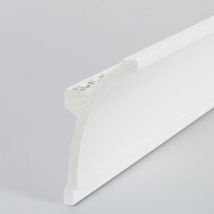 Zierleiste für LED-Streifen 2m Design Weiß