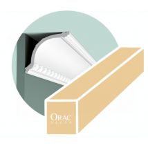 Modernes Gesims Orac Decor - L200xP13,3xH11,6cm - Vollkarton 18 Meter - C216