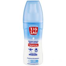 Zigzag - zig-zag lozione antizanzare corpo, Repellente zanzare zecche tafani, Inodore, 100 ml