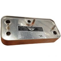 Zilmet – Scambiatore di calore 14 piastre per caldaie Sime – 17B1951409 – Lunghezza, Larghezza, Numero di piastre, Peso