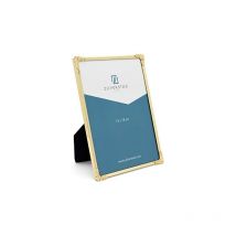 Decora 13x18 Metal Portrait Golden 6152931 Marcos de Fotos, Multicolor, Único - Zilverstad