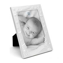 Zilverstad - Einhornrahmen 10x15 silber lackiert