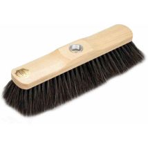 Bümag - Zimmerbesen Naturhaar Naturfarben 29 Cm Weißer Bart, Lackiert