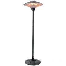 Forum Lighting - Forum Marl 2000W Outdoor Patio Heater Silver IP34
