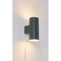 Forum Lighting - Forum Eldon Solar 3000k led Outdoor Up Down Wall Lamp Anthracite IP44