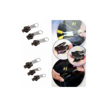Zip cerniera universale 6 pezzi 3 dimensioni fix zipper riparazione immediata
