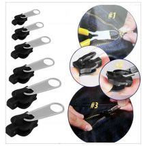 Keyoung - Zip Slider Repair Instant Kit,Instant Zipper Set,Fix Zipper Removable Rescue Replacement Pack,Instant Zipper Set for Coats