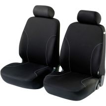 Zipp-it Basic Allessandro - housses de siège auto noires pour deux sièges avant avec système de fermeture éclair