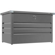 Zipper - Contenedor caja jardin de metal gris 100x61x62 cm cremallera zi-gab100an