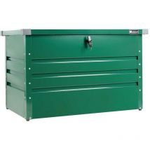 Zipper - Caja jardin de metal verde contenedor 100x61x62 cm cremallera zi-gab100gr