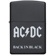 Briquet Zippo noir acdc