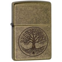 Albero della Vita Regular Lighter – Ottone Anticato - Zippo