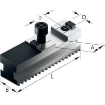 Schunk - Set Di 3 Griffe Base Dentatura Diritta