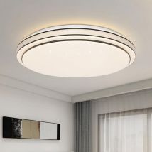 Plafonnier led Chambre à coucher - Ø27cm Chambre à coucher Ciel étoilé Moderne 12W Lampe de cuisine Blanc chaud Lampe de couloir Ronde Cuisine