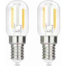E14 led Blanc chaud Ampoules Vintage - T22 led Ampoule E14 Ampoules 2W 2700K Lampe à économie d'énergie Light Bulbs Retro Edison Ampoules à filament