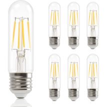 E27 led Blanc chaud Ampoules Vintage - T30 led Ampoule E27 Ampoules 4W 2700K Lampe à économie d'énergie Light Bulbs Retro Edison Ampoules à filament