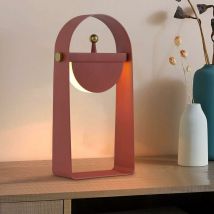 Lampe de chevet led à intensité variable - Lampe sans fil avec batterie moderne Portable Lumière d'ambiance - Pourrir Orientable à 360 degrés Blanc
