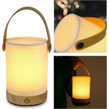 Lampe de chevet tactile led Lampe de bureau - Lampe de bureau à intensité variable sans fil avec batterie rechargeable alimentée par usb Lampe de