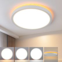 ZMH - Lampe de plafond led Lampe de plafond plate - Lampe de chambre à coucher 22CM Lampe de salle de bain 18W Lampe de cuisine Chambre à coucher