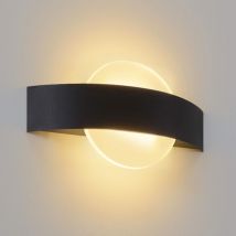 Led Applique Murale Applique Intérieur - Moderne Lampe de Nuit en Acrylique 6W Blanc Chaud Lampe de Lit 23.5cm pour Chambre Salon Étude Escalier - ZMH