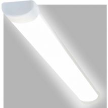 ZMH - Plafonnier led plafonnier 90cm- 24W 2500LM lampe de cuisine longue d'atelier plat hall d'entrée lumière du jour Mesh blanc 4000k cuisine salo