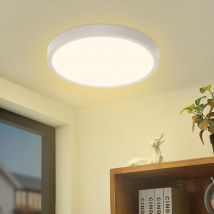 ZMH - Plafonnier Led Rond Plat Plafonnier 24W Moderne Lampe Led IP44 Etanche pour Cuisine Bureau Salon Salle de bains Chambre Enfants,Ultra Fin ø 23