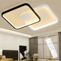 Plafonnier led Salon Plafonnier - Moderne Lampe de salon Dimmable avec télécommande Lampe de chambre à coucher Lampe de cuisine pour chambre