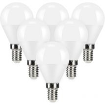 Lot de 6 Ampoules E14 led Blanc chaud : 5W eq 50W P45 Lampe blanc chaud 2700K en forme de goutte ampoule économe en énergie - Non dimmable - ZMH