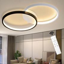 Plafonnier led Salon Plafonnier - Moderne Lampe de salon Dimmable avec télécommande Lampe de chambre à coucher Lampe de cuisine pour chambre