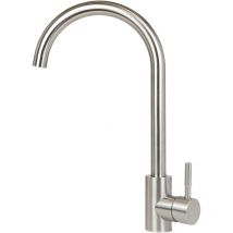 Robinet de cuisine Robinet de cuisine haute pression - Acier Inox Pivotant à 360° Robinet d'évier Robinet de cuisine Robinet d'évier Mitigeur