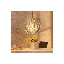 Suspension table à manger bois suspension lampe de salle à manger 1 - 40cm Flamming suspension réglable en hauteur douille E27 - suspension pour