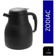 Zodiac Vacuum Black Push Button Jug 1 Litre