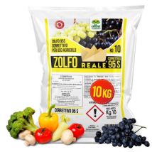 Zolfo per Uso Agricolo Consentito in Agricoltura Biologica Zolfo Elementare Correttivo 95 s x 10 kg