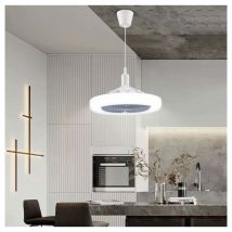 Zolginah - Ventilateur Plafond avec Lumiere,E27 30W Petit Ventilateur Silencieux Plafond,Plafonnier led Dimmable pour Chambre Cuisine Bureau