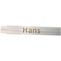 Zollstock Hans 2 m weiß Zollstock